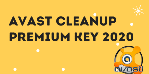 Avast Cleanup Premium Key With Activation Code 2020